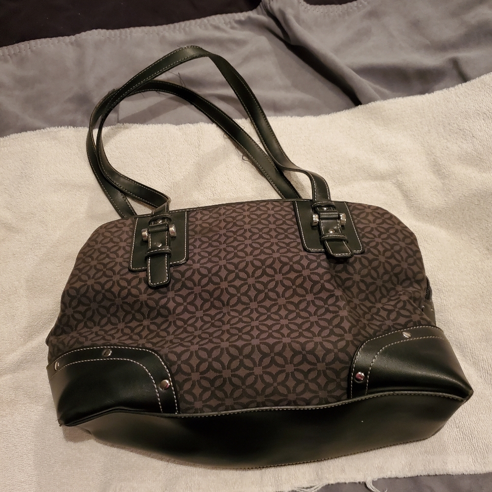 Black and Grey Handbag